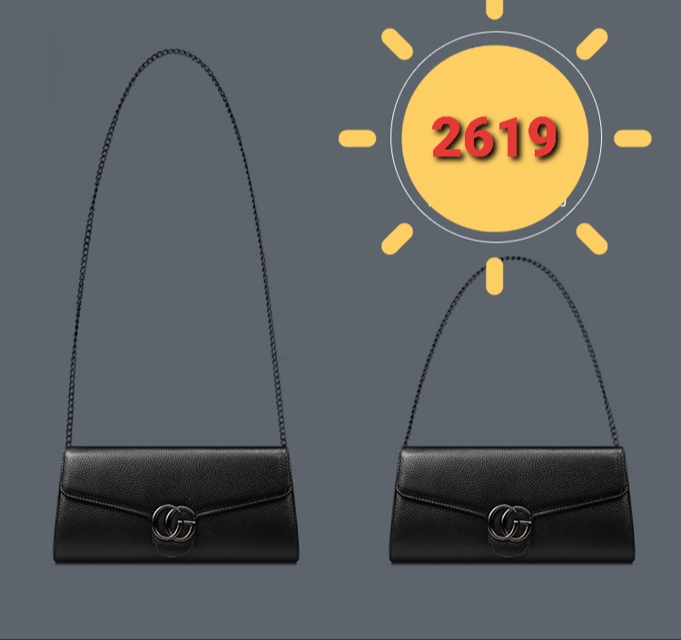 Clutch cầm tay bảng to logo Gu*cci XM 2619